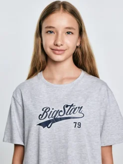 BIG STAR T-Shirt EMILLIA Szary Oversize