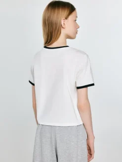 BIG STAR T-Shirt LILLIA Biały Basic Fit