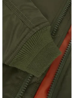 Brandit Kurtka bomber 6015.1.134-140 Zielony Regular Fit