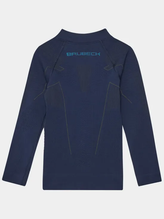 Brubeck Bielizna termoaktywna górna LS1364J Granatowy Slim Fit