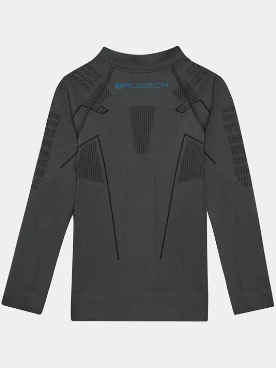Brubeck Bielizna termoaktywna górna LS1364J Szary Slim Fit