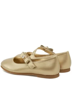 Calvin Klein Jeans Baleriny Ballerina V4A3-83042-1322 M Złoty