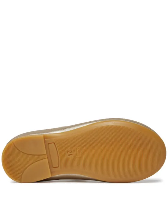 Calvin Klein Jeans Baleriny V1A3-80945-0220514 Złoty