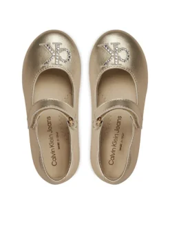 Calvin Klein Jeans Baleriny V1A3-80945-0220514 Złoty