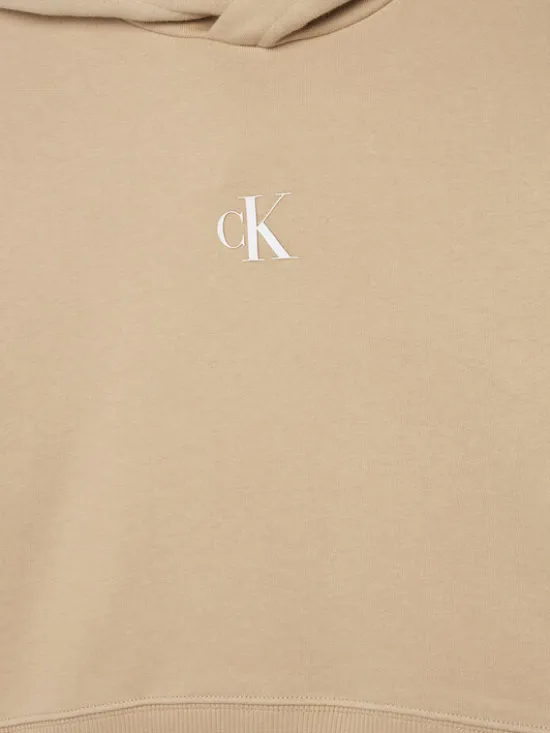Calvin Klein Jeans Bluza IG0IG02755 D Beżowy Boxy Fit