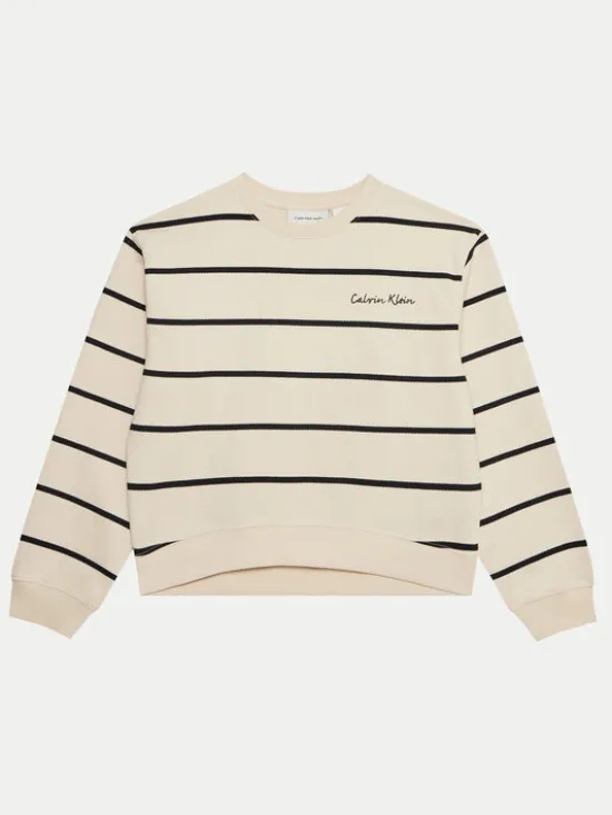 Calvin Klein Jeans Bluza IG0IG02751 Biały Boxy Fit