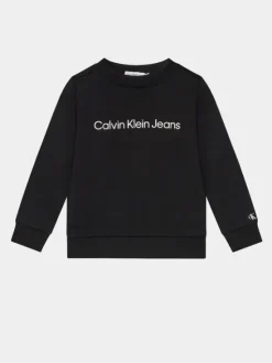 Calvin Klein Jeans Bluza IU0IU00581 D Czarny Regular Fit