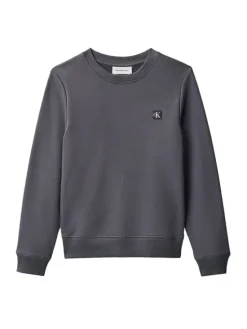Calvin Klein Jeans Bluza Mono Mini Badge IU0IU00570 Szary Regular Fit