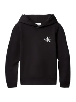 Calvin Klein Jeans Bluza Small Monogram IU0IU00712 Czarny Regular Fit