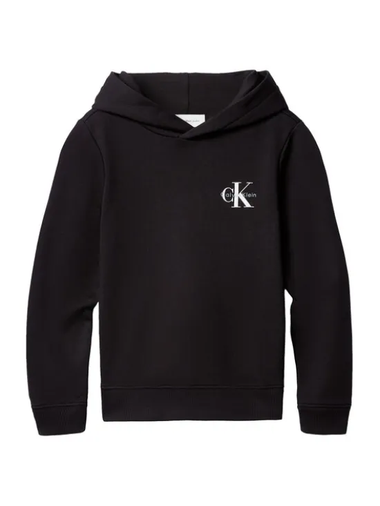 Calvin Klein Jeans Bluza Small Monogram IU0IU00712 Czarny Regular Fit