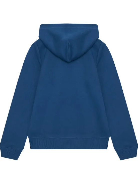 Calvin Klein Jeans Bluza Small Monogram IU0IU00266 D Niebieski Regular Fit