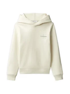Calvin Klein Jeans Bluza Small Monogram IU0IU00712 Beżowy Regular Fit