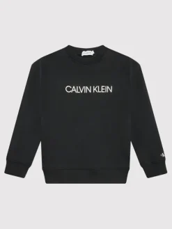 Calvin Klein Jeans Bluza Unisex Institutional Logo IU0IU00162 Czarny Regular Fit