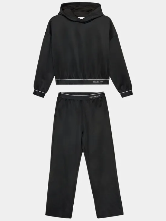 Calvin Klein Jeans Dres Shine Logo IG0IG02299 Czarny Regular Fit
