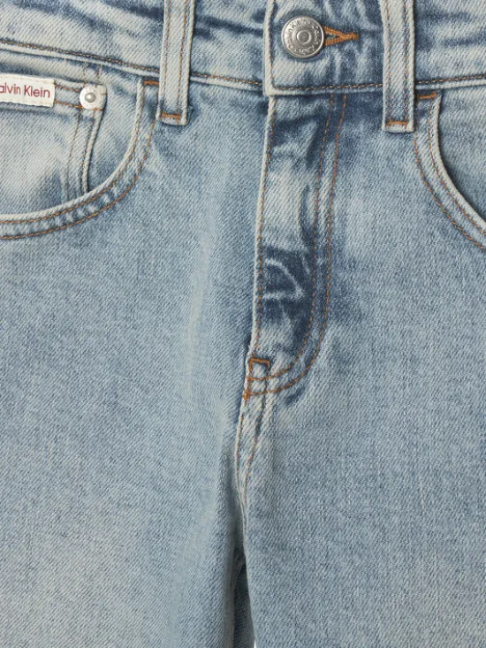 Calvin Klein Jeans Jeansy Dad Dante LVCKTJC20B Niebieski Regular Fit