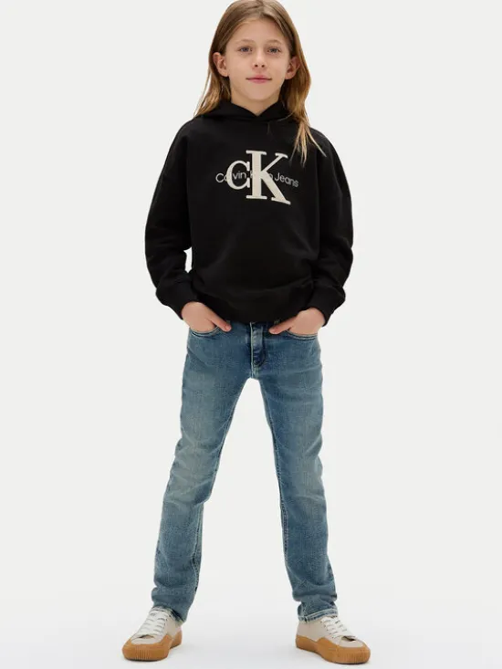 Calvin Klein Jeans Jeansy IB0IB02189 D Niebieski Slim Fit