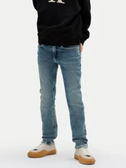 Calvin Klein Jeans Jeansy IB0IB02189 D Niebieski Slim Fit