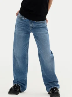 Calvin Klein Jeans Jeansy IG0IG02985 D Niebieski Wide Leg
