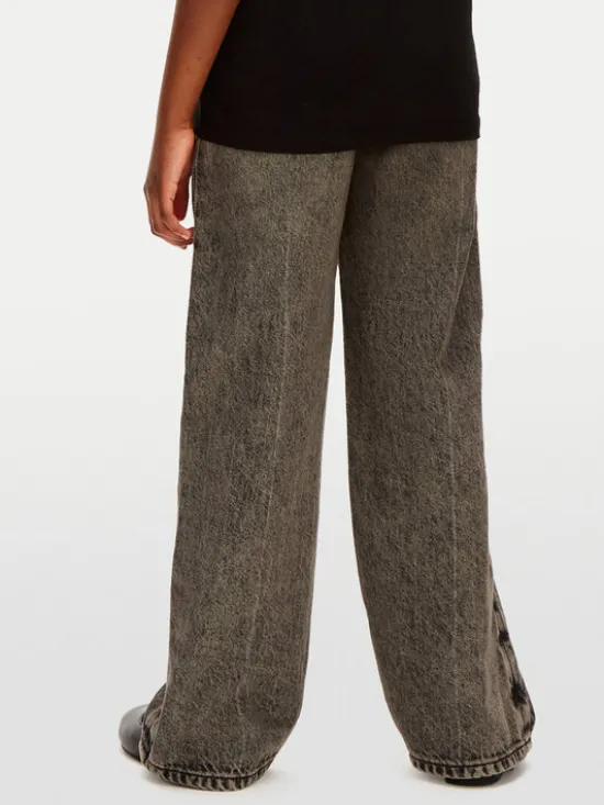Calvin Klein Jeans Jeansy IG0IG03055 Szary Wide Leg