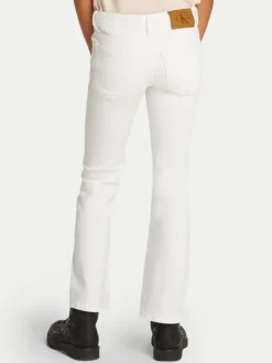 Calvin Klein Jeans Jeansy IG0IG02840 Biały Flare Fit