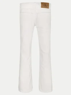 Calvin Klein Jeans Jeansy IG0IG02840 Biały Flare Fit