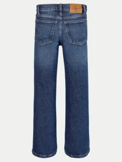 Calvin Klein Jeans Jeansy IG0IG02710 Granatowy Wide Leg