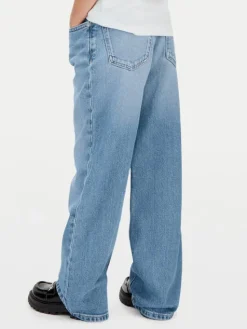 Calvin Klein Jeans Jeansy IG0IG03053 Niebieski Wide Leg
