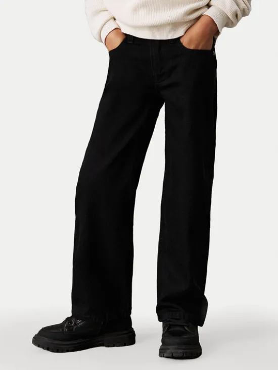 Calvin Klein Jeans Jeansy Skater IB0IB02185 M Czarny Regular Fit