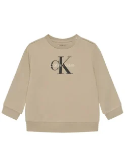 Calvin Klein Jeans Komplet bluza, bluzka i spodnie Monogram IN0IN00336 Beżowy Regular Fit