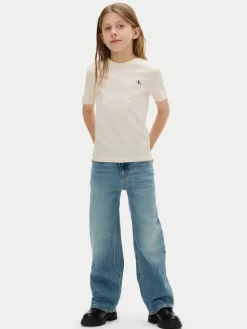Calvin Klein Jeans Komplet t-shirtów Monologo IB0IB01093 M Beżowy Regular Fit