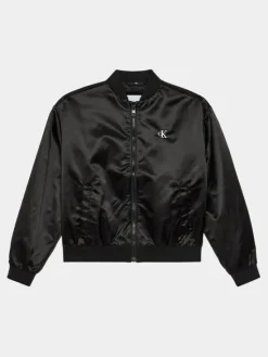 Calvin Klein Jeans Kurtka bomber IB0IB01980 Czarny Regular Fit