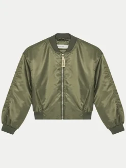 Calvin Klein Jeans Kurtka bomber IG0IG02679 Zielony Regular Fit