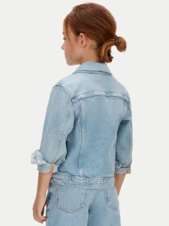 Calvin Klein Jeans Kurtka jeansowa LVCKSJD00G Niebieski Regular Fit