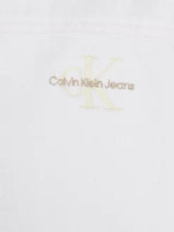 Calvin Klein Jeans Kurtka jeansowa IG0IG02390 Biały Regular Fit