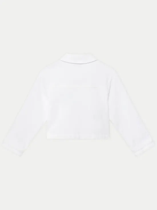 Calvin Klein Jeans Kurtka jeansowa IG0IG02844 Biały Relaxed Fit