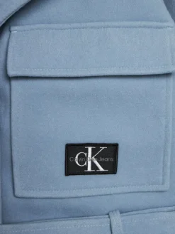 Calvin Klein Jeans Kurtka przejściowa IG0IG02334 Niebieski Relaxed Fit