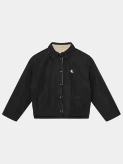 Calvin Klein Jeans Kurtka przejściowa Skater IU0IU00541 Czarny Regular Fit
