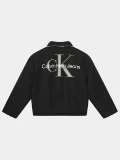 Calvin Klein Jeans Kurtka przejściowa Skater IU0IU00541 Czarny Regular Fit