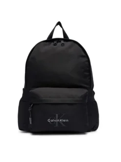 Calvin Klein Jeans Plecak Solid Monologo Backpack IU0IU00731 Czarny