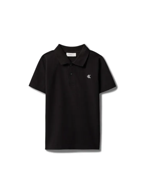 Calvin Klein Jeans Polo LVCKSJB29B Czarny Regular Fit
