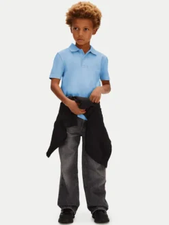 Calvin Klein Jeans Polo LVCKSJB29B Niebieski Regular Fit