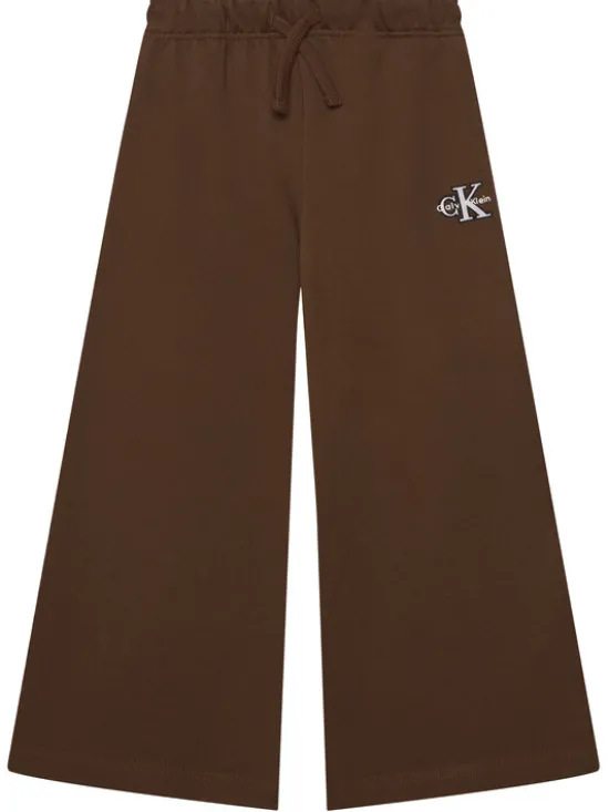 Calvin Klein Jeans Spodnie dresowe LVCKTJC36G Brązowy Regular Fit