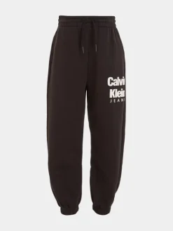 Calvin Klein Jeans Spodnie dresowe IB0IB01816 Czarny Regular Fit