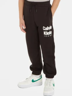 Calvin Klein Jeans Spodnie dresowe IB0IB01816 Czarny Regular Fit