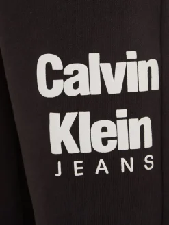 Calvin Klein Jeans Spodnie dresowe IB0IB01816 Czarny Regular Fit