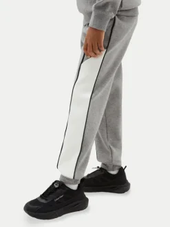 Calvin Klein Jeans Spodnie dresowe LVCKTJC41B Szary Regular Fit