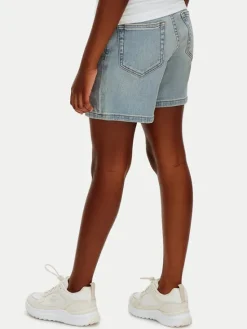Calvin Klein Jeans Szorty jeansowe LVCKSJC19G Niebieski jasny Regular Fit