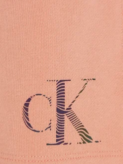 Calvin Klein Jeans Szorty sportowe Iridescent IG0IG02452 Różowy Regular Fit