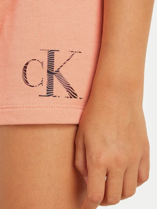 Calvin Klein Jeans Szorty sportowe Iridescent IG0IG02452 Różowy Regular Fit