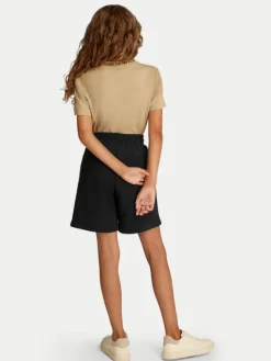 Calvin Klein Jeans Szorty sportowe New Inst. Logo IU0IU00703 Czarny Relaxed Fit